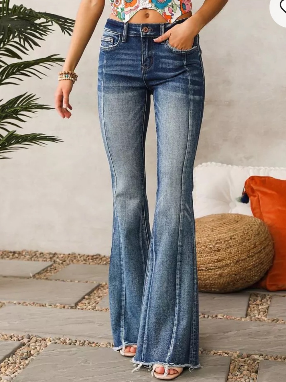 Bridge By Gly MidRise Super Flare Sz 27